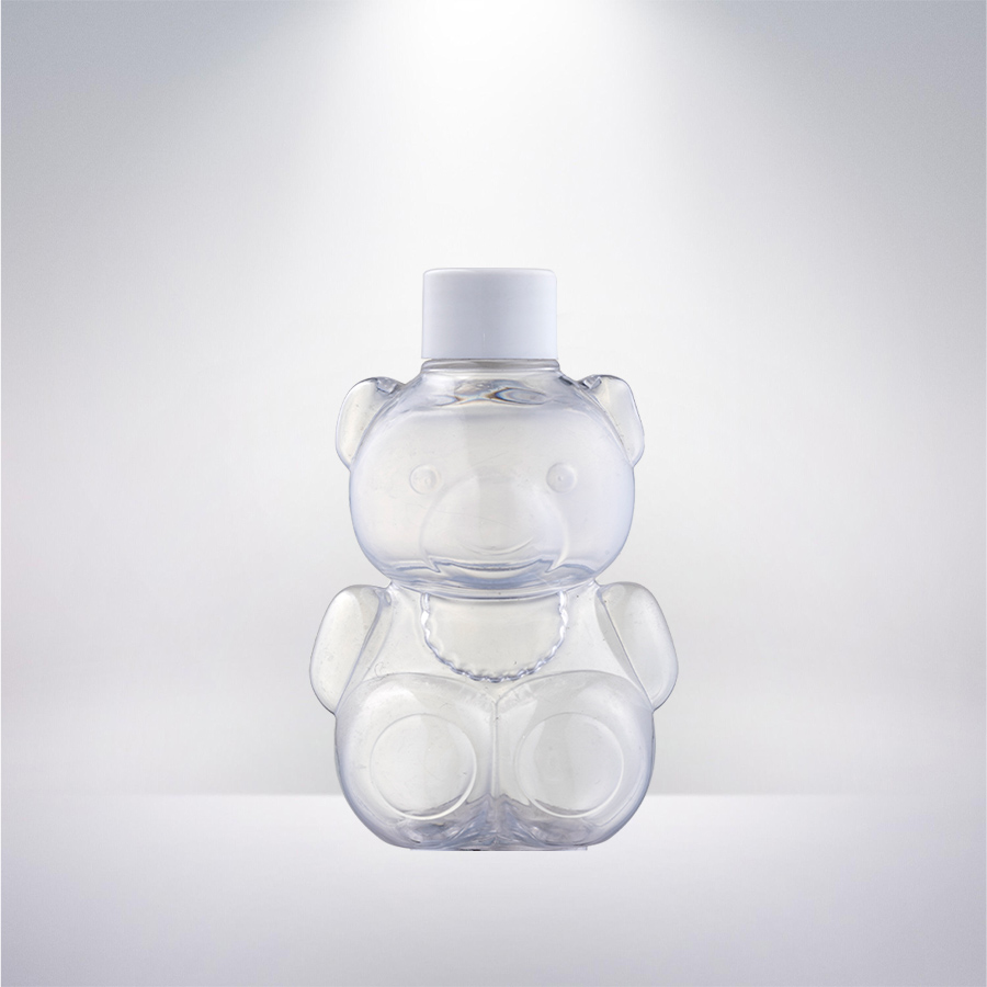 Flacone orso in PET da 200 ml 24410 Tappo a vite