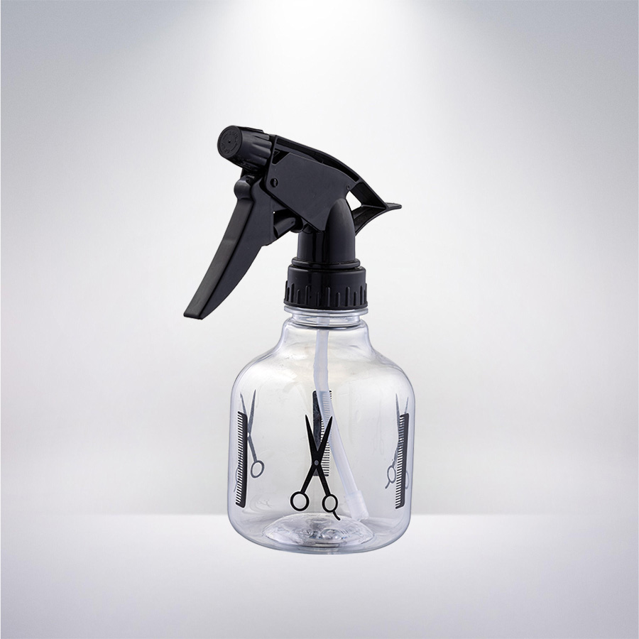 250 ml PET Round Hair Care 28400 spruzzatore a grilletto di tipo A