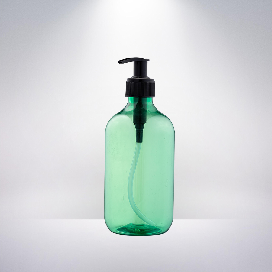Pompa per lozione rotonda PET 28410 da 500 ml